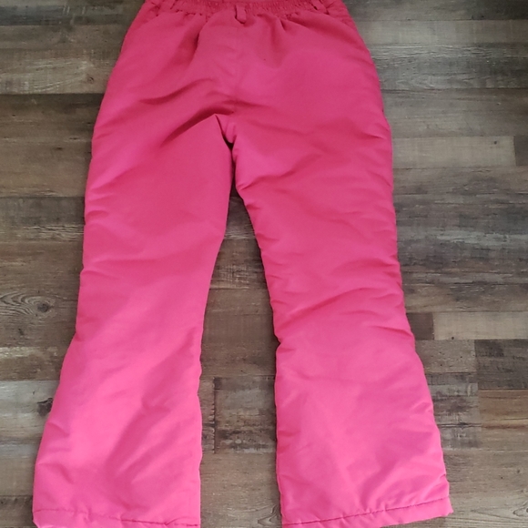 Faded Glory pink girls snow pants xl 14/16 - Picture 5 of 5